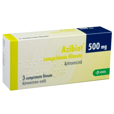Азибиот 500мг №3 таблетки п/п/о (Азитромицин)
